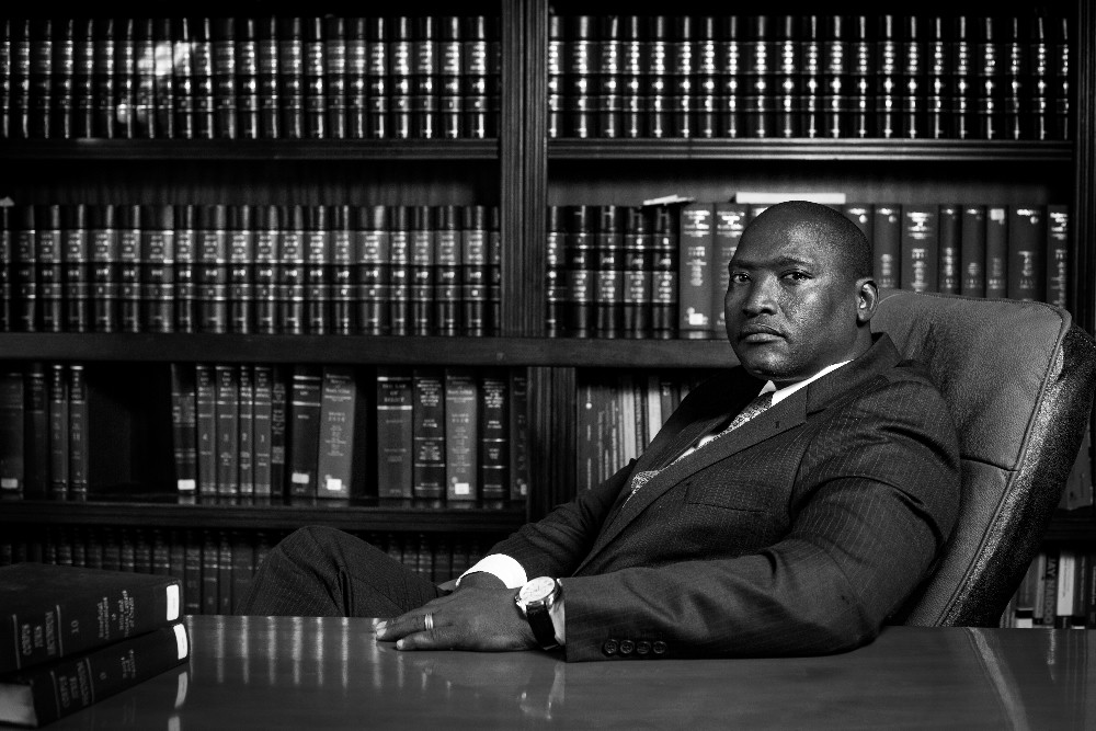 Victor Mabe portrait in office